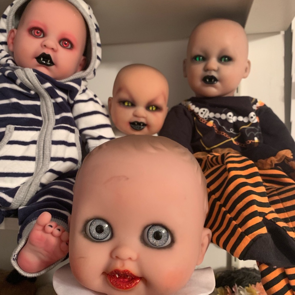 Halloween Crimson Moon Demon Babies From Salem, MA